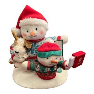 Hallmark Jingle Pals 2020 Cozy Christmas Selfie Snowman Puppy Animated Musical